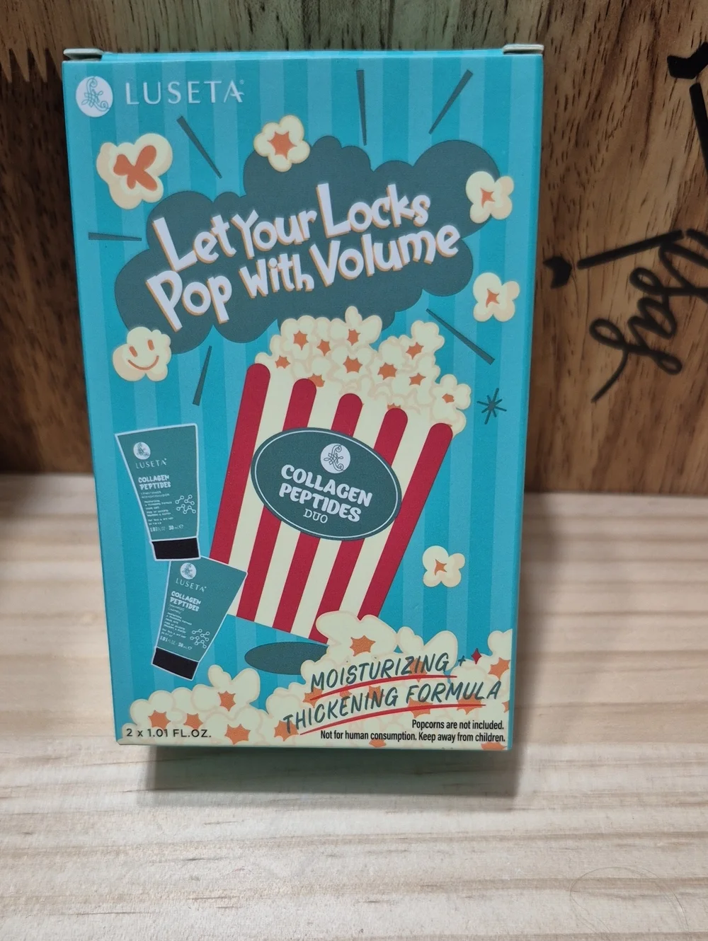 Luseta Collagen Peptides Duo - Teal & Red Packaging